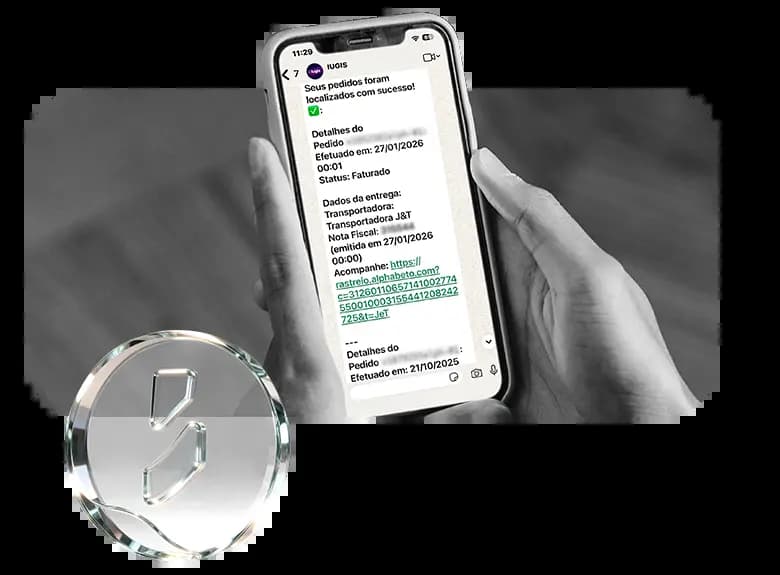 Reduza o suporte — rastreio e notificações automáticas Iugis